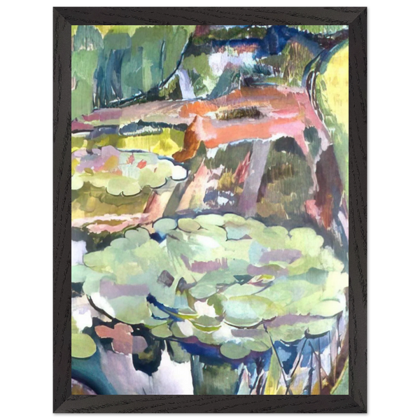 LANDSCAPE WITH A POND AND WATER LILIES 1915 by Vanessa Bell — Framed art print at Zephyeer