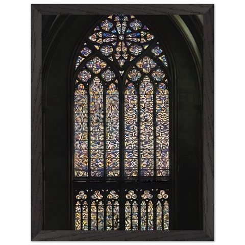 COLOGNE CATHEDRAL WINDOW 2007 by Gerhard Richter — Framed art print at Zephyeer