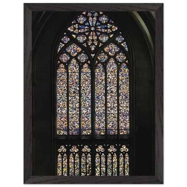 COLOGNE CATHEDRAL WINDOW 2007 by Gerhard Richter — Framed art print at Zephyeer