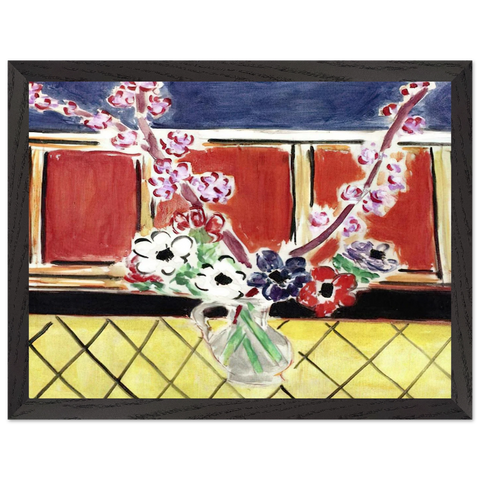 ANEMONES AND PEACH BLOSSOMS 1944 by Henri Matisse — Framed art print at Zephyeer
