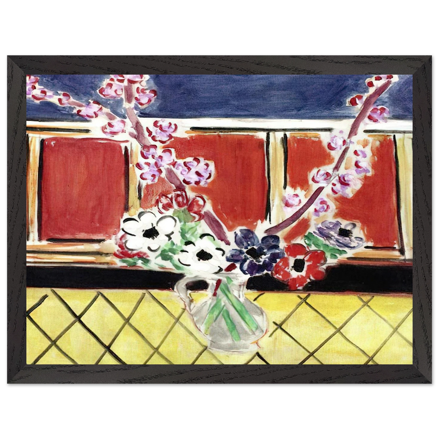 ANEMONES AND PEACH BLOSSOMS 1944 by Henri Matisse — Framed art print at Zephyeer