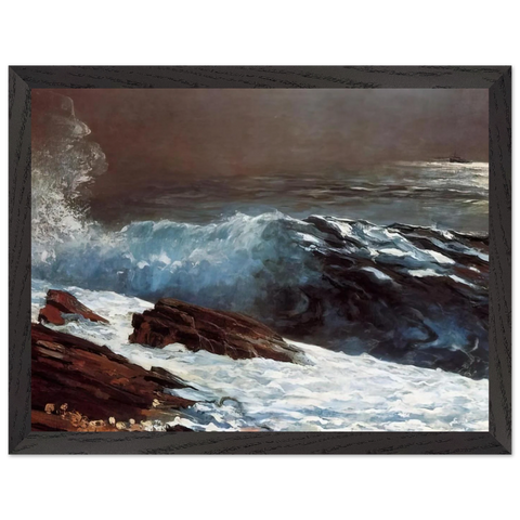 SUNLIGHT ON THE COAST by Winslow Homer — Framed art print at Zephyeer