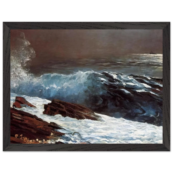 SUNLIGHT ON THE COAST by Winslow Homer — Framed art print at Zephyeer