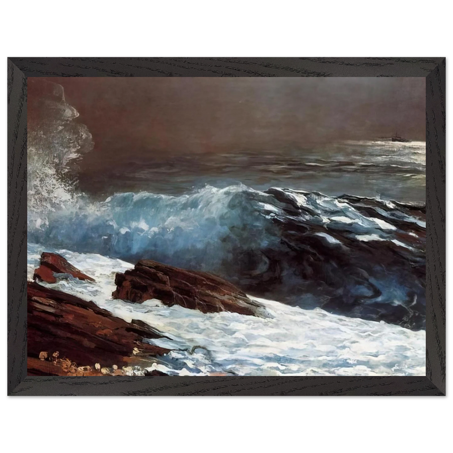 SUNLIGHT ON THE COAST by Winslow Homer — Framed art print at Zephyeer