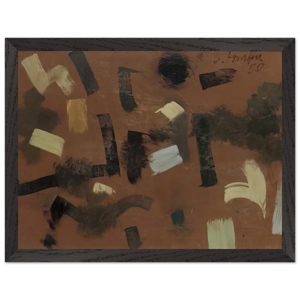 Number 3 - 1950 by Bradley Walker Tomlin — Framed art print at Zephyeer