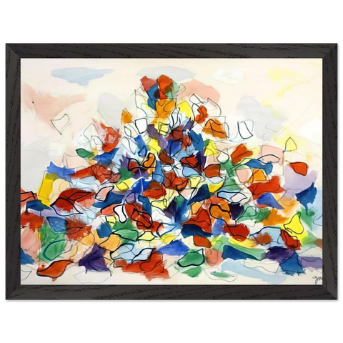 Color Abstraction - 1967 by Robert Goodnough — Framed art print at Zephyeer