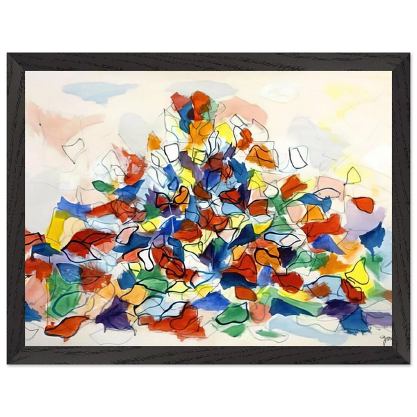 Color Abstraction - 1967 by Robert Goodnough — Framed art print at Zephyeer