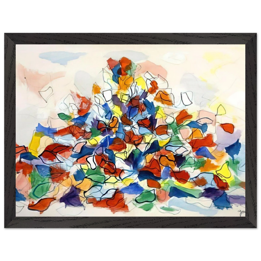 Color Abstraction - 1967 by Robert Goodnough — Framed art print at Zephyeer