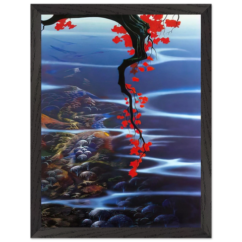 Red Leaves by Eyvind Earle — Framed art print at Zephyeer