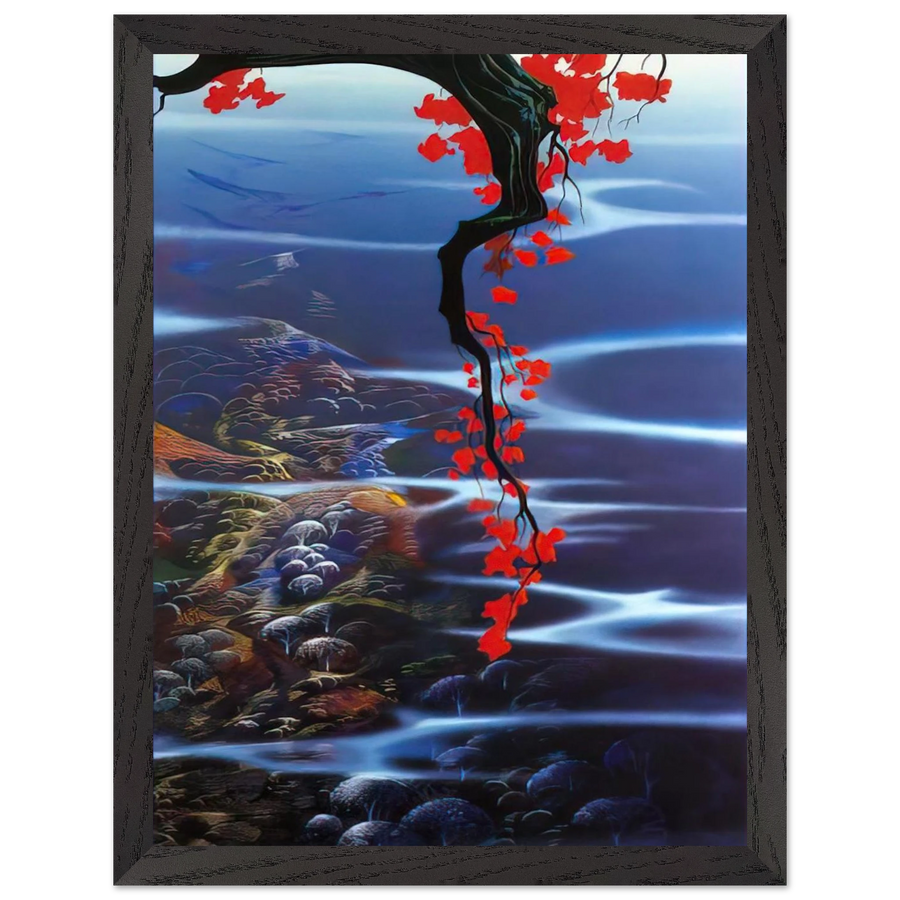 Red Leaves by Eyvind Earle — Framed art print at Zephyeer