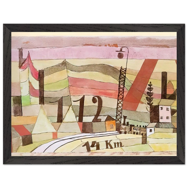 STATION L 112 1923 by Paul Klee — Framed art print at Zephyeer