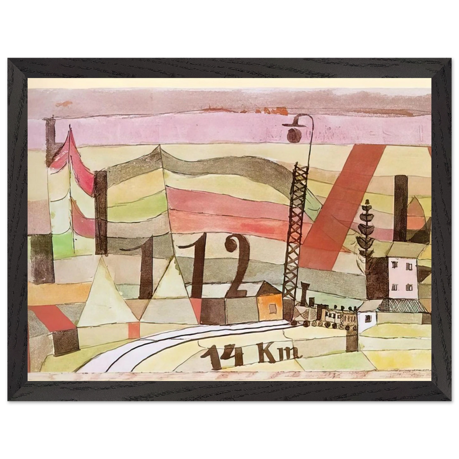 STATION L 112 1923 by Paul Klee — Framed art print at Zephyeer