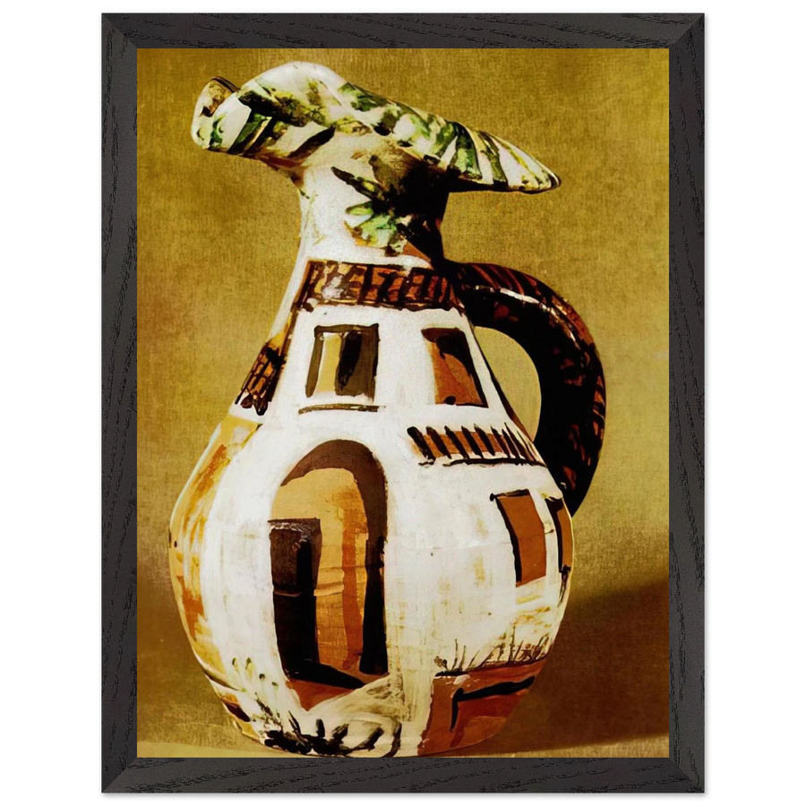 Jug with handle by Pablo Picasso — Framed art print at Zephyeer
