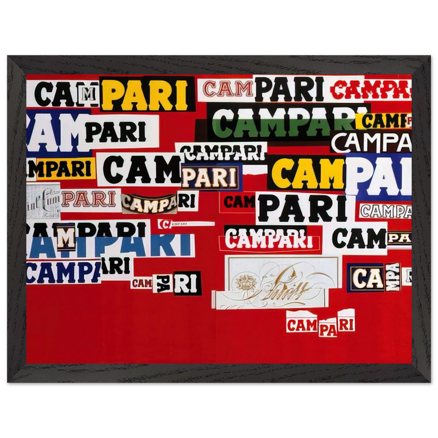 Campari - 1965 by Bruno Munari — Framed art print at Zephyeer