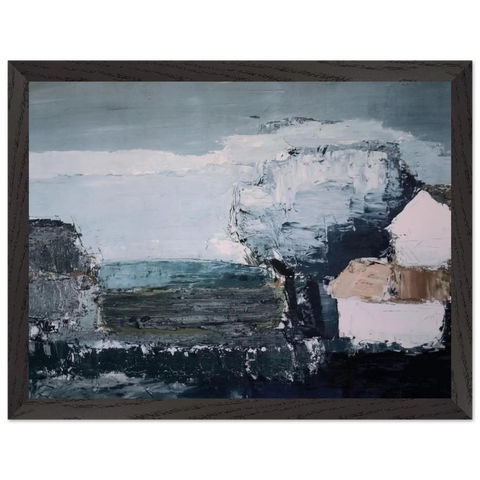 Paysage méditerranéen - 1953 by Nicolas de Stael — Framed art print at Zephyeer