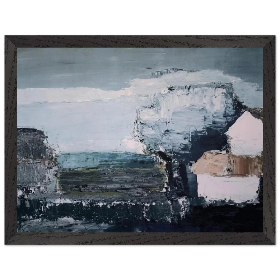 Paysage méditerranéen - 1953 by Nicolas de Stael — Framed art print at Zephyeer