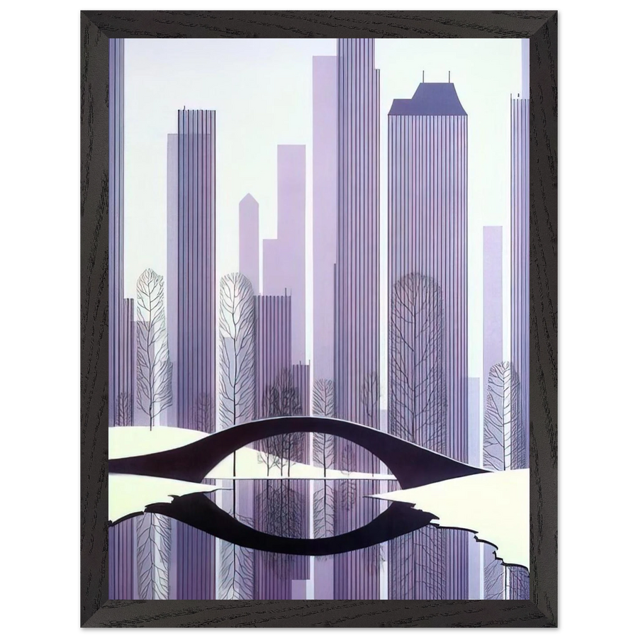 Central Park by Eyvind Earle — Framed art print at Zephyeer