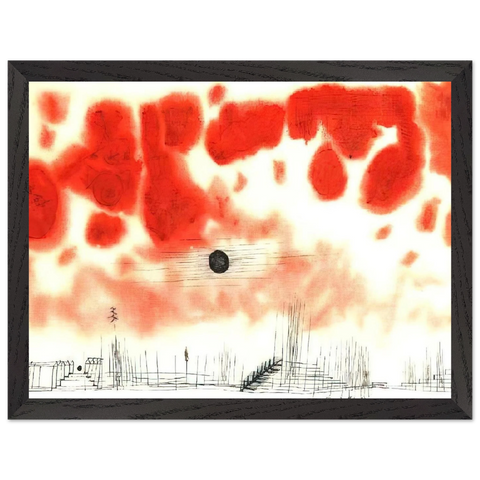 CLOUDS OVER BOR 1940 by Paul Klee — Framed art print at Zephyeer
