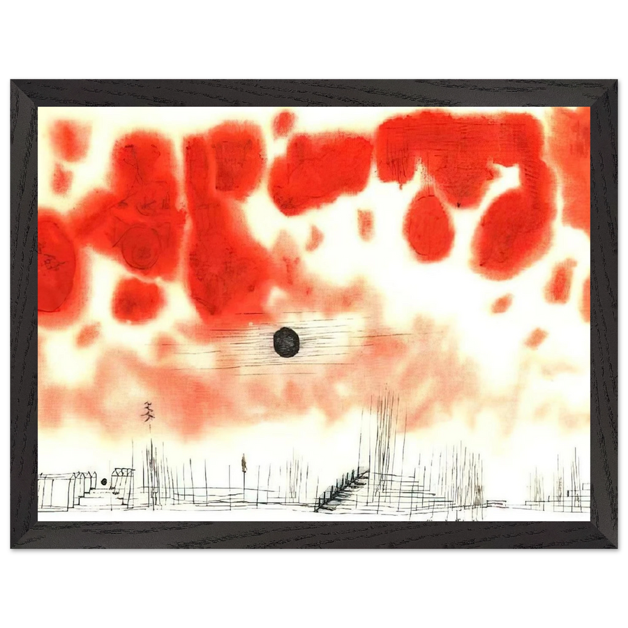CLOUDS OVER BOR 1940 by Paul Klee — Framed art print at Zephyeer