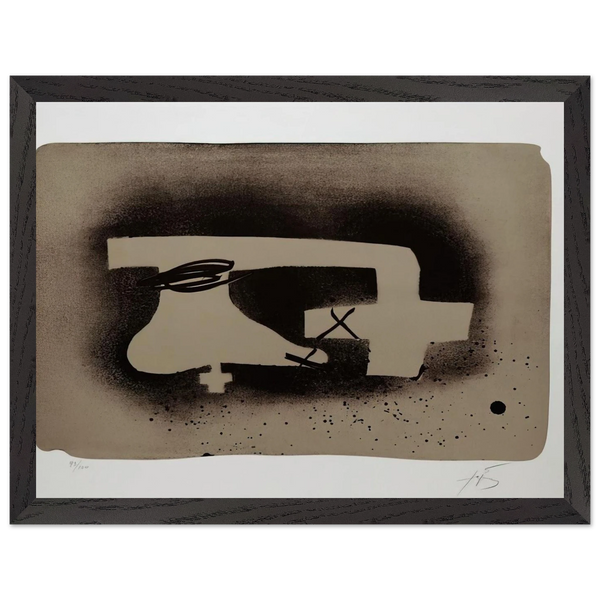 ERINNERUNGEN I 1988 by Antoni Tapies — Framed art print at Zephyeer