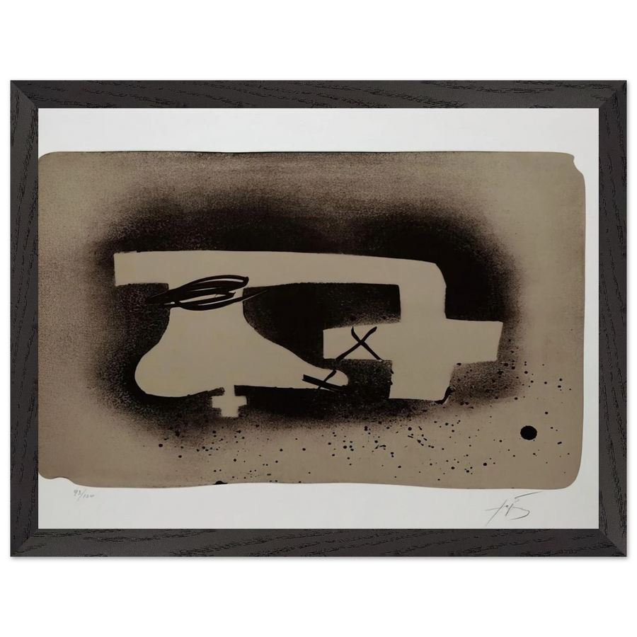 ERINNERUNGEN I 1988 by Antoni Tapies — Framed art print at Zephyeer