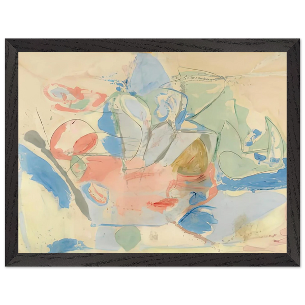 Mountains and Sea, 1952- by Helen Frankenthaler — Framed art print at Zephyeer