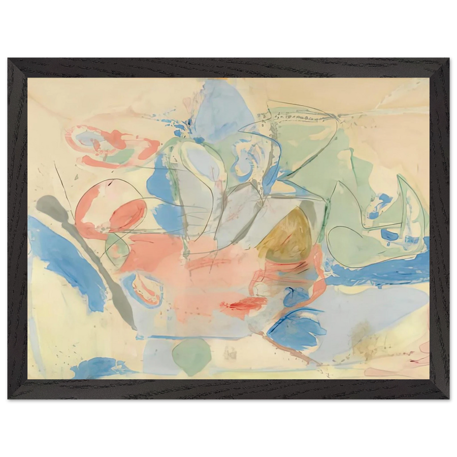 Mountains and Sea, 1952- by Helen Frankenthaler — Framed art print at Zephyeer