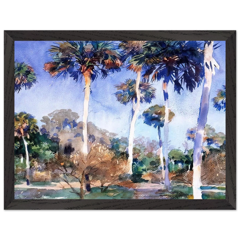 Palms by John Singer Sargent — Framed art print at Zephyeer