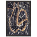 Charred Journal Firewritten V (1951) by Morris Louis, framed poster, view 4