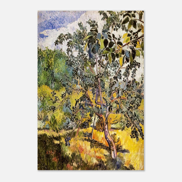 Corner Of A Garden Sun by Natalia Goncharova, poster