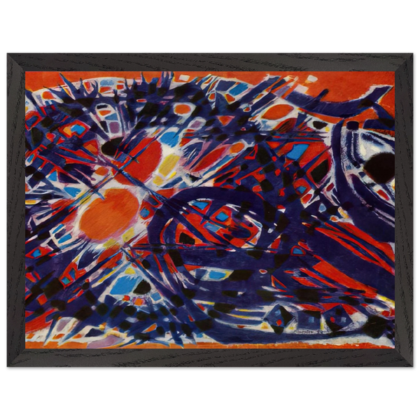 Couronne d'épines (1954) by Alfred Manessier, framed poster