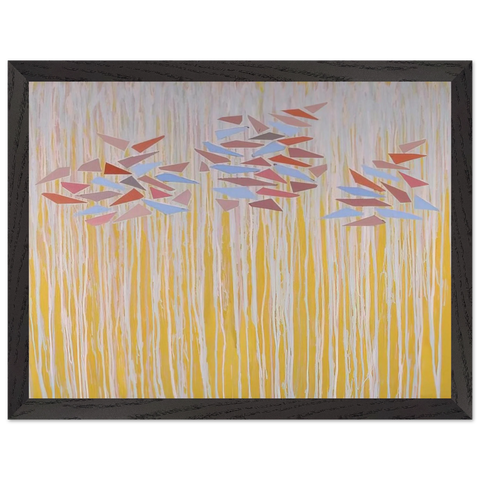 Vari-color gold - 1976 by Robert Goodnough — Framed art print at Zephyeer