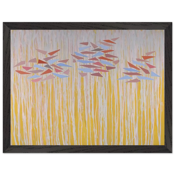 Vari-color gold - 1976 by Robert Goodnough — Framed art print at Zephyeer