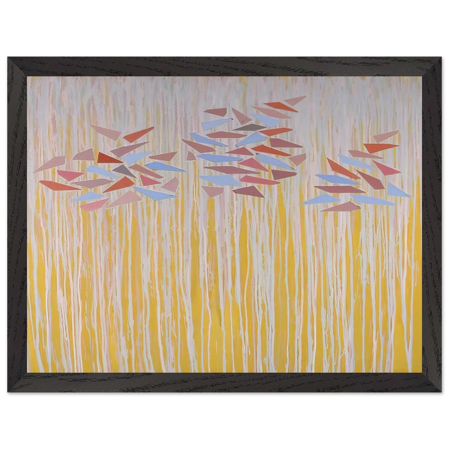 Vari-color gold - 1976 by Robert Goodnough — Framed art print at Zephyeer