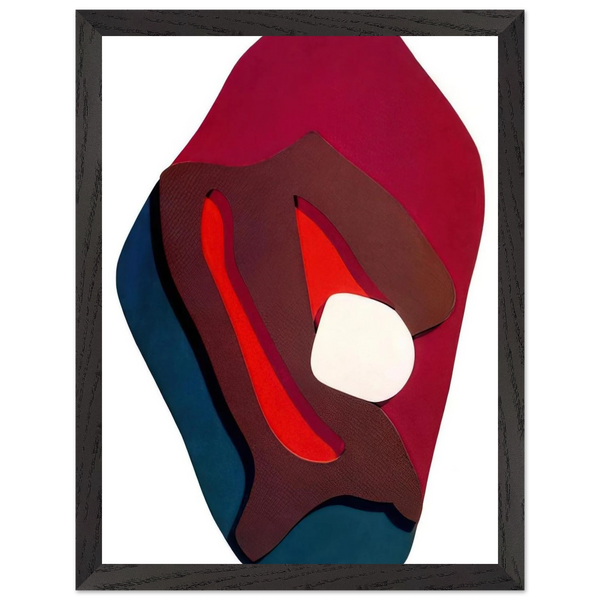 Enak s Tears. Terrestrial Forms by Jean Arp — Framed art print at Zephyeer