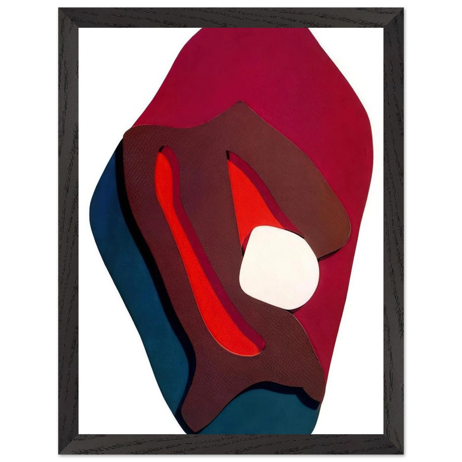 Enak s Tears. Terrestrial Forms by Jean Arp — Framed art print at Zephyeer