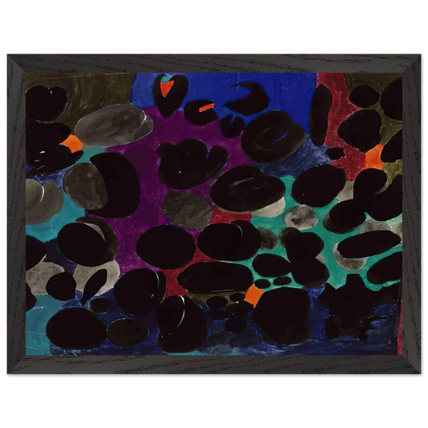 Plumen - Abstract Art by Johannes Itten — Framed art print at Zephyeer