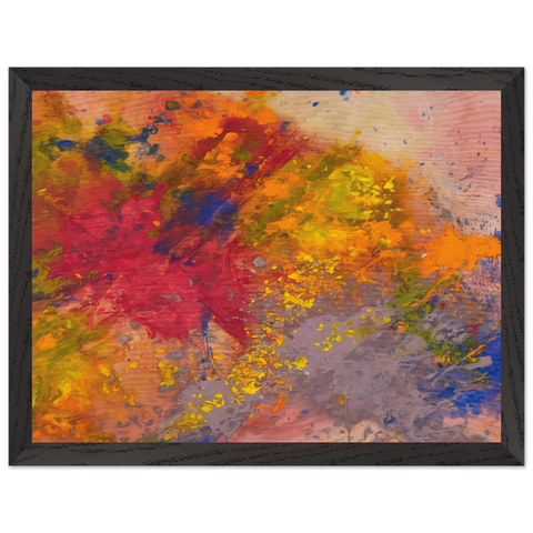 Red Linger by Sam Gilliam — Framed art print at Zephyeer