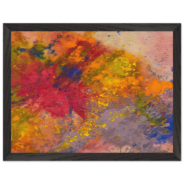 Red Linger by Sam Gilliam — Framed art print at Zephyeer