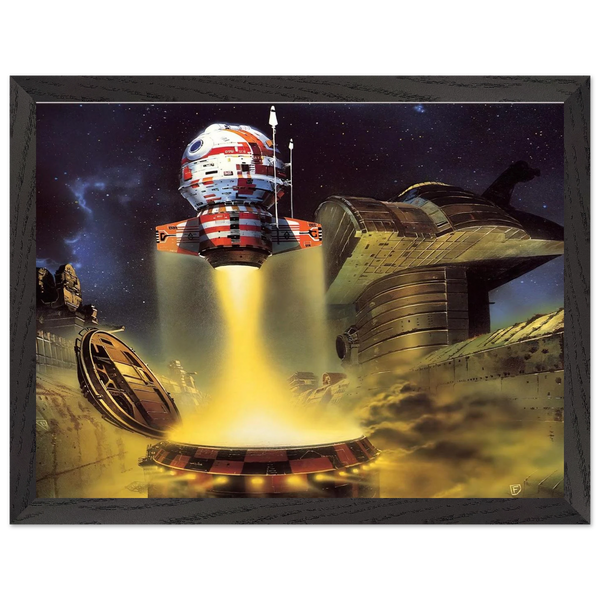 Chris Foss — Framed art print at Zephyeer