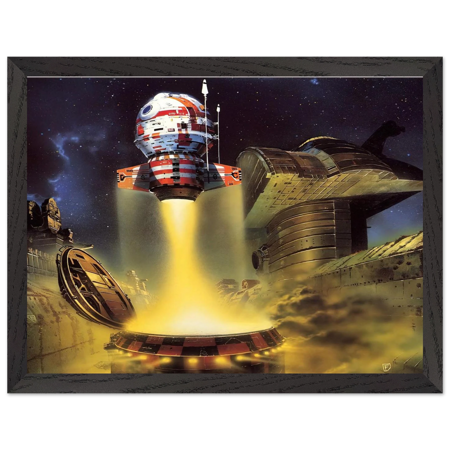 Chris Foss — Framed art print at Zephyeer