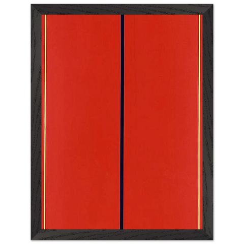 Who's Afraid of Red, Yellow and Blue II by Barnett Newman — Framed art print at Zephyeer