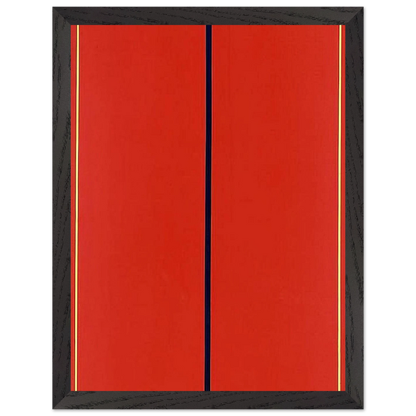 Who's Afraid of Red, Yellow and Blue II by Barnett Newman — Framed art print at Zephyeer