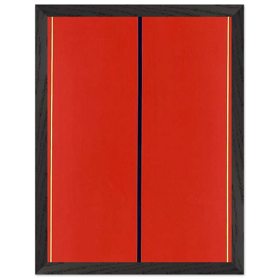 Who's Afraid of Red, Yellow and Blue II by Barnett Newman — Framed art print at Zephyeer