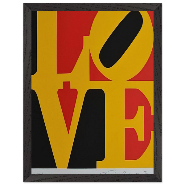 German Love by Robert Indiana — Framed art print at Zephyeer
