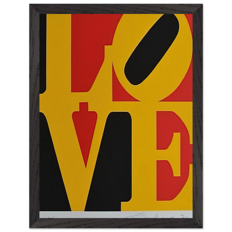 German Love by Robert Indiana — Framed art print at Zephyeer