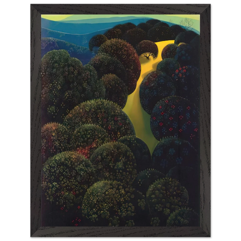 Hidden Pasture by Eyvind Earle — Framed art print at Zephyeer