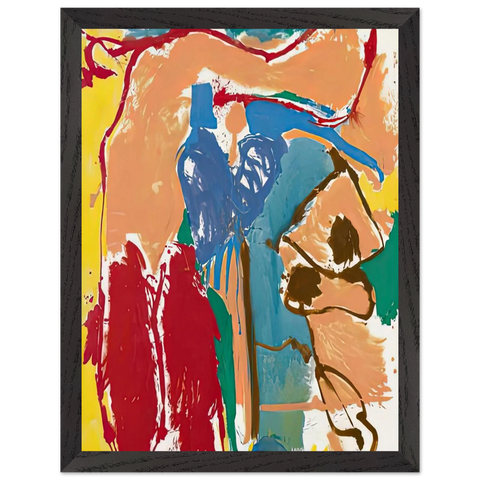 Mediterranean Thoughts, 1960- by Helen Frankenthaler — Framed art print at Zephyeer