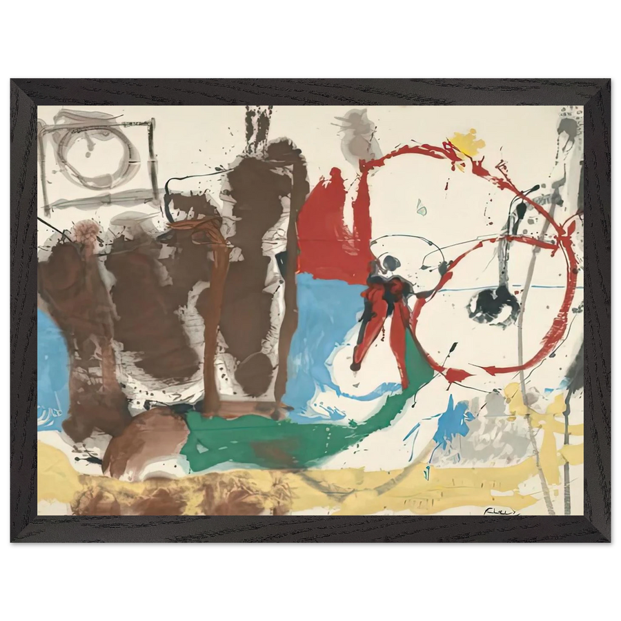 Mother Goose Melody, 1959- by Helen Frankenthaler — Framed art print at Zephyeer