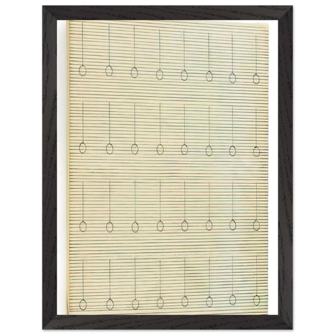 Drops by Agnes Martin — Framed art print at Zephyeer